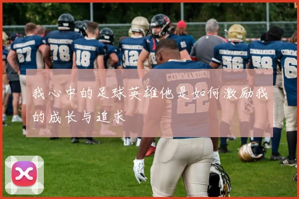 我心中的足球英雄他是如何激励我的成长与追求